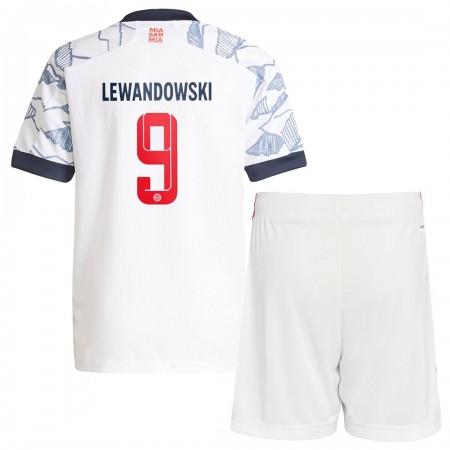 Billiga Fotbollströjor FC Bayern München Robert Lewandowski 9 Barn Tredje tröja 2021/22 Kortärmad
